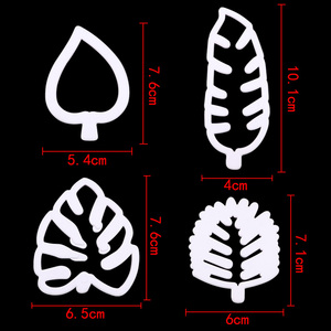 013 Bán Buôn 4 Pcs Nhựa Cookie Máy Cắt Set-Mùa Xuân & Phục Sinh Cookie Máy Cắt Cho Nhà Bếp Nướng Lá Khác Nhau Hình Dạng - Product Image 2