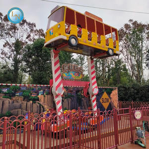 Nouvelle conception passionnante de manèges en bus fou pour l'amusement familial intérieur extérieur en acier durable en fibre de verre pour les centres commerciaux - Product Image 5