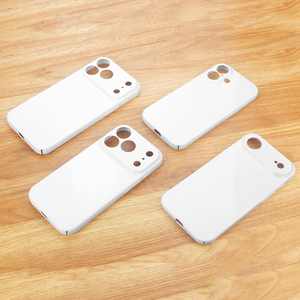 Per iphone 17 serie 3D sublimazione in bianco cassa del telefono in plastica dura <span class=keywords><strong>cover</strong></span> per PC pieno avvolto custodie cellulari per la stampa di Film - Product Image 3