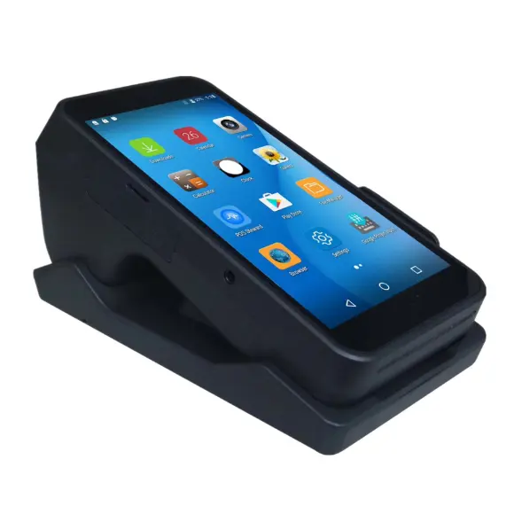 58mm Mini Blue-tooth thermal printer handheld POS printer Android PDA 5.5 inch touch support WiFi Blue-tooth