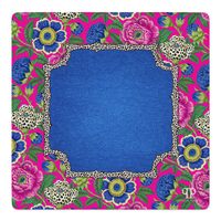 Tapis de protection de table pliable antidérapant 80x80cm 3mm d'épaisseur pour club de lecture et badge floral, tapis de mahjong