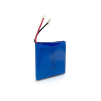 Batterie lithium-ion double poche certifiée UL1642/UN38.3 A&S Power AS126363 3.7V 5400mAh, cathode LiCoO2, durée de vie de 500 cycles, large plage de tension