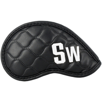 Vente en gros de protège-têtes de fer de golf en cuir PU imperméable, personnalisables avec marque OEM, style populaire, MOQ 50 pièces