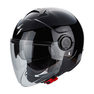Casco Jet Scorpion Nero M in Policarbonato per Moto - Product Image 1