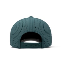 Casquette personnalisée à 5 panneaux pour homme, imperméable, avec trous découpés au laser, perforée, pour le surf, flottante, type trucker