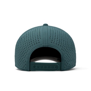 Custom 5 Panel Hat Mens Waterproof Snapback Hat Laser Cut Holes Perforated Surfing Waterproof <b>Floating</b> Trucker Hat - Product Image 2