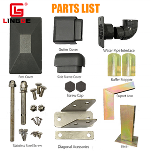 Abri <span class=keywords><strong>d</strong></span>'auto en feuille de PC étanche personnalisé en gros Port de voiture en aluminium de <span class=keywords><strong>garage</strong></span> solide <span class=keywords><strong>Garage</strong></span> sur pied - Product Image 5