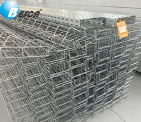 BESCA Panier en treillis métallique galvanisé pour câbles, conception ventilée ouverte, résistant à la corrosion pour projets de câblage électrique