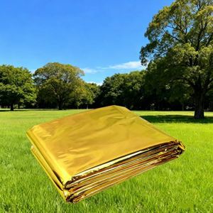 Manta Plegable Impermeable de Retención Rápida de Calor, Ligera y Confiable para Ayuda en Desastres, Emergencias Domésticas y Calidez Deportiva - Product Image 1