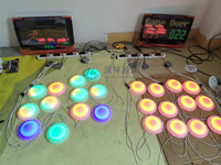 Máquina de juego de pared de reacción rápida Parque interactivo de trampolín con juego interactivo de reacción rápida de pared