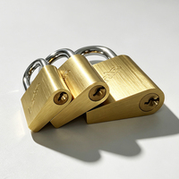 Cadenas en laiton robuste pour extérieur, cadenas à clé de sécurité pour entrepôt, remise, jardin, portail, salle de stockage