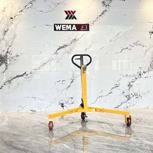 Elevador de tambor hidráulico de calidad de Venta caliente 250 <span class=keywords><strong>350</strong></span> Kg Carro de tambor de aceite de estacionamiento de acero inoxidable Elevador de tambor hidráulico manual - Product Image 2