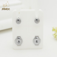 316L Chirurgischer Edelstahl Nickelfrei Sterile Piercing-Ohrstecker, Ersatz-Ohrringe für Ohrlochstechpistole