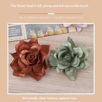 Fleurs artificielles en mousse, fleurs de gardénia avec tige pour bouquets de mariage DIY, décoration de fête et de maison