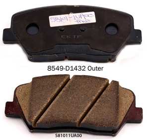 Rotores de pastillas de freno 44060-EB326 Nueva condición 1996 para Toyota para Corolla para Subaru Forester para Toyota Axio Maxus T60 Zapata de freno - Product Image 4