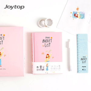 Joytop 7246 Custom 100 Bucket List <strong>Stationery</strong> <strong>Set</strong> / Planner <strong>Set</strong> Gift <strong>Set</strong> Wish Record Popular <strong>Girls</strong> Soy Ink Printing - Product Image 3
