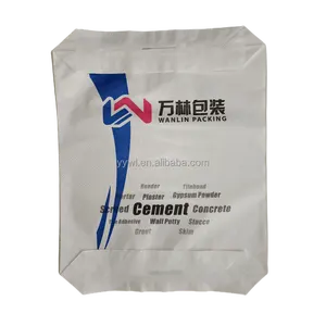 25kg 50kg pp woven cement bag china supplier bolsa de cemento de 50 kg woven polypropylene cement bags