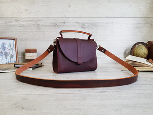 Personalized <b>Small</b> <b>Leather</b> Crossbody Bag for Women Handmade Shoulder Handbag <b>Purse</b> Stylish Gift for Her - Product Image 3
