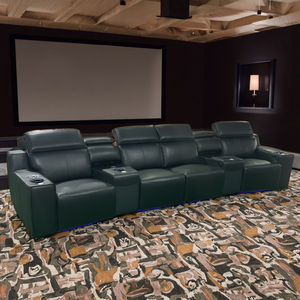 Современный 4-местный мощный подголовник откидной диван Роскошная модульная мебель для дома и театра l Кинотеатр Кресло - Product Image 5