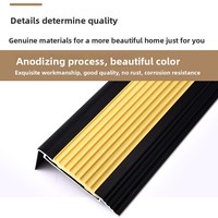 Bandes antidérapantes en alliage d'aluminium, style moderne et minimaliste, en forme de L, pour escaliers, bandes de bordure pour marches de maternelle, garde-coins, origine Linyi