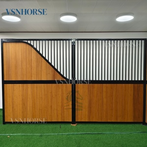 แผงขายม้าทำจากไม้ไผ่หรูหราแบบชาวยุโรปแผงด้านหน้าม้าสำเร็จรูปโครงแข็งแรงทนทานสำหรับโรงนาขี่ม้า - Product Image 5