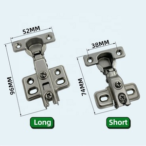 Soft Close Hydraulic Short Arm Hinge 26 mm Small Cabinet Hinge for Thin Door Panel Furniture-for <b>Kitchen</b> Living Room School Use - Product Image 4