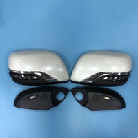 Kaca Spion Running Light untuk TOYOTA LAND CRUISER 200 Penutup Cermin LED dengan 2008 FJ200 Dasar-2015 Ditingkatkan Ke 2016 -- 2019