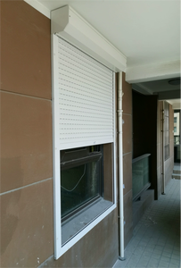 Volet roulant électrique en aluminium noir pour fenêtre et <span class=keywords><strong>porte</strong></span>, sécurité, volet roulant pour fenêtre et <span class=keywords><strong>porte</strong></span> - Product Image 4