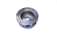 Disque à bride en aluminium moulé sur mesure pour équipement de traitement de l'eau, siège de raccordement de pompe et de vanne, usinage CNC, produit ménager