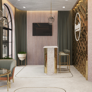 Salón de belleza personalizado, recepción, diseño moderno, muebles de peluquería cosmética para peluquería - Product Image 3