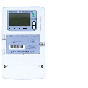 Medidor de energía inteligente inalámbrico monofásico Pantalla LCD Módulos remotos prepagos (GPRS/GSM/WiFi/LoRa WAN) <span class=keywords><strong>Corriente</strong></span> máxima de 80A - Product Image 3