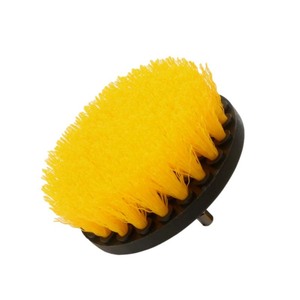 Electric Drill Brush Set 3pcs Yellow Nylon Bristles Multi Functional Home Cleaning Polishing Brush Head - Product Image 3