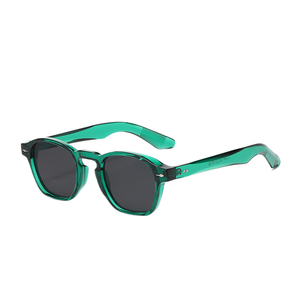 Gafas de Sol Redondas Retro de Alta Gama para Hombre, con Lentes Verdes UV400, Logotipo Personalizado, Gran Venta - Product Image 6