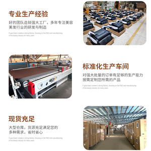 Cama de Champú Semi-Reclinable con Circulación de Agua para Salón de Belleza, Cómoda, con Lavabo Negro, para el Cuidado del Cabello - Product Image 4