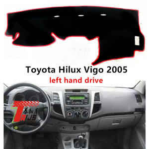 Taijs usine conduite à gauche et conduite à droite couverture de tableau de bord de voiture pour Toyota Hilux <span class=keywords><strong>Vigo</strong></span> 2005-2015 voiture Dashmat pour Hilux - Product Image 2