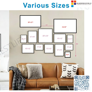 Décoration murale en bois : <span class=keywords><strong>cadre</strong></span> <span class=keywords><strong>photo</strong></span> magnétique facile à poser avec plaque acrylique et passe-partout <span class=keywords><strong>pour</strong></span> diplôme/affiche/mariage/<span class=keywords><strong>communion</strong></span>/certificat - Product Image 1