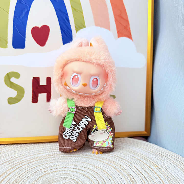 Labubu luxury designer soft toy Labubu doll, with exclusive clothing set, not including doll
