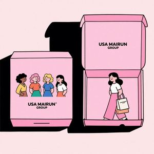 Ensemble cadeau de vêtements pour enfants de luxe haut de gamme, boîte rigide pour bébé personnalisée avec poignée, laminage mat, matériaux recyclés - Product Image 2