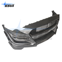 Pare-chocs avant semi-carbone pour Ford Mustang GT500, kit de carrosserie de remplacement pour pare-chocs avant de voiture