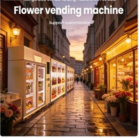 Máquina Expendedora de Flores para Exteriores con Pantalla Táctil, Autoservicio Automático, Ramo de Flores Frescas