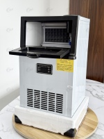 Machine à glaçons en cubes BLG 60 kg, machine à glaçons en cubes de qualité industrielle pour bars, magasins et restaurants