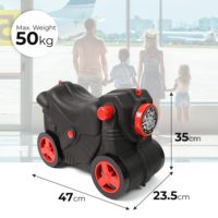 Nouvelle Arrivée Valise 3-en-1 Jouets pour Enfants Matériau PP Valise à Roulettes Porte-Enfant Moto à Conduire Sac de Transport