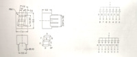 Afficheur LED 7 segments à 2 chiffres de 0,28 pouce, lumière bleue, haute luminosité, mini, pour module indicateur d'appareil électronique portable