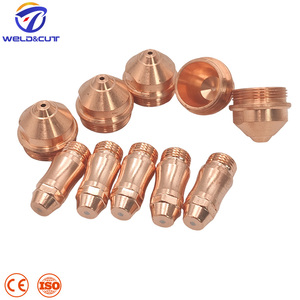 JiuSheng 130A Électrode plasma et buse en cuivre, consommables pour torche refroidie par air, pour CUT-50 CUT-60, remplacement OEM - Product Image 6