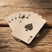 Vente en gros d'étuis personnalisés de style minimaliste pour l'impression de logos de tailles personnalisées cartes à jouer en papier pour jeux de société