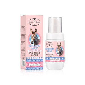 Lotion <span class=keywords><strong>Visage</strong></span> Bio au <span class=keywords><strong>Lait</strong></span> <span class=keywords><strong>d</strong></span>'<span class=keywords><strong>Ânesse</strong></span> et Niacinamide – Hydratante, Éclaircissante et Rafraîchissante pour une Peau Éclatante (Effet Verre) - Product Image 1