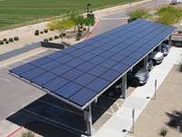 Système de montage solaire photovoltaïque unilatéral bilatéral Structure de carport de panneau de montage au sol