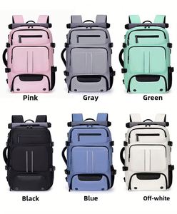 MKW3129 Fashion Custom Logo Lightweight Oxford <b>Laptop</b> Backpack Outdoor Waterproof Travel Bag with Casual Sport Business Daypack - Product Image 1