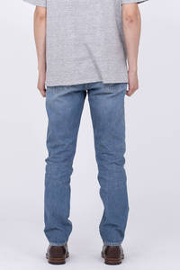 Celana <span class=keywords><strong>Jeans</strong></span> Denim pria Pudar celana Jin berlian imitasi kancing <span class=keywords><strong>Jeans</strong></span> Pria pakaian jalanan kustom batu permata bertatahkan <span class=keywords><strong>Jeans</strong></span> biru pria - Product Image 3