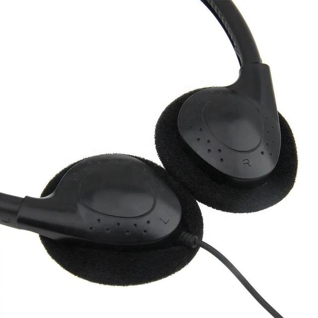 Wholesale 3.5mm Wired Headband Headphones Reusable Cheap Earphone Custom Headphones